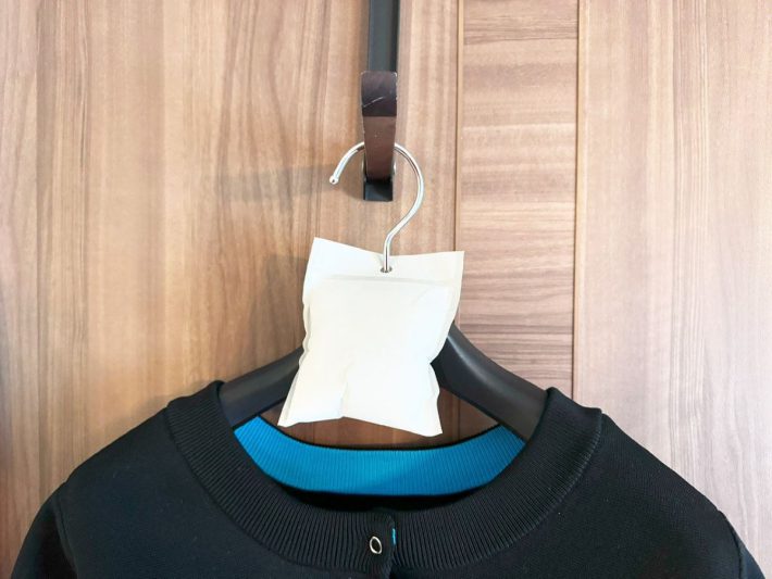 ハンガーにかけることができる