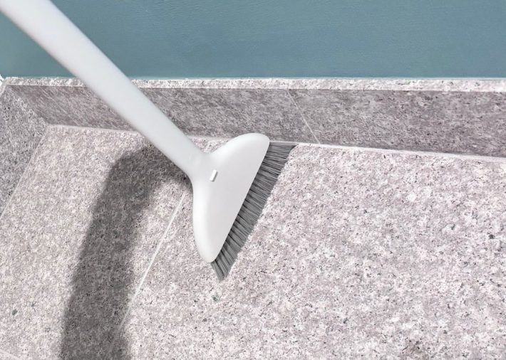 角度があるのでブラシが隅まで届く