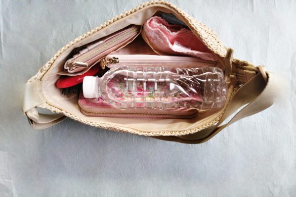 ラウンドミニクロシェバッグ