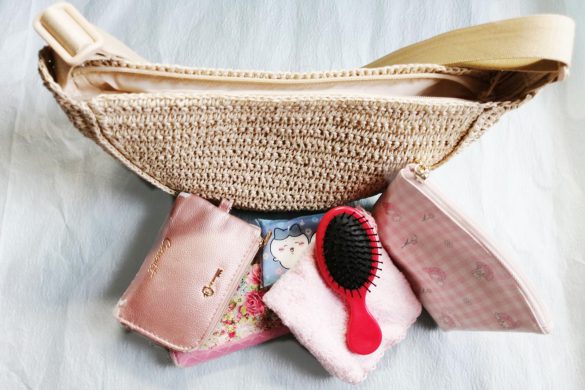 ラウンドミニクロシェバッグ