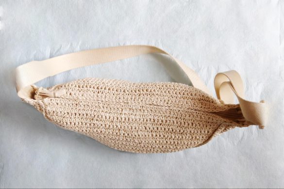 ラウンドミニクロシェバッグ