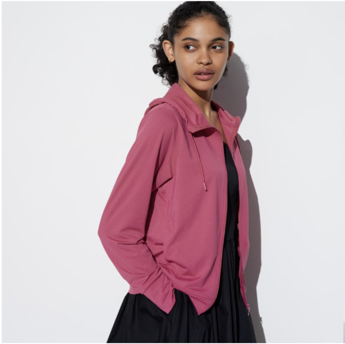 エアリズムUVカットメッシュパーカ(長袖)