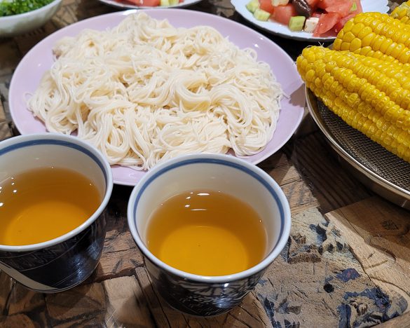 自作のそうめんつゆ