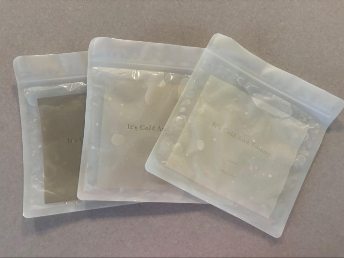保冷ジェル保存袋3枚セット　330円（税込）