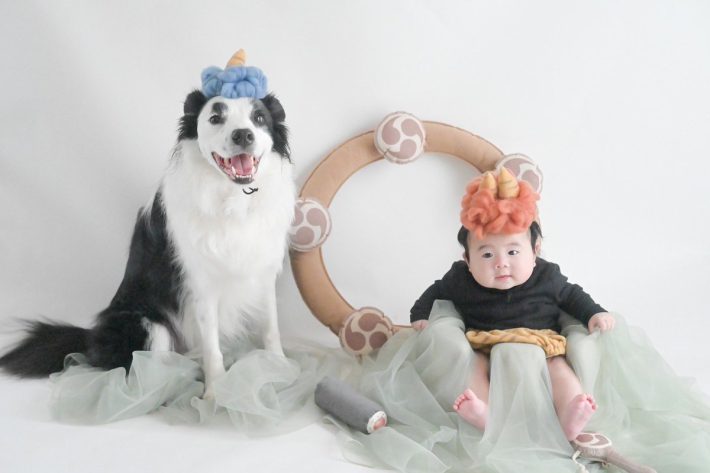 マロちゃんとお子さん