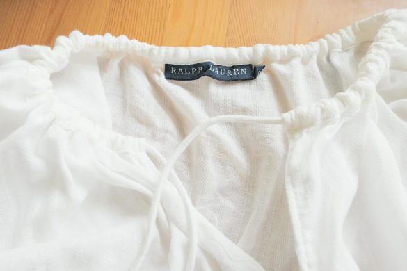 セカンドハンドのショップで見つけた「ラルフローレン」のチュニック