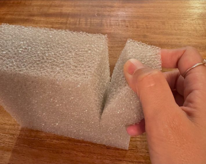 厚み15％増タイプは1枚ずつちぎって使える