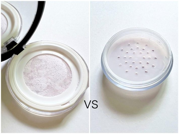 ミラー付きvsミラー無しのパウダーケース