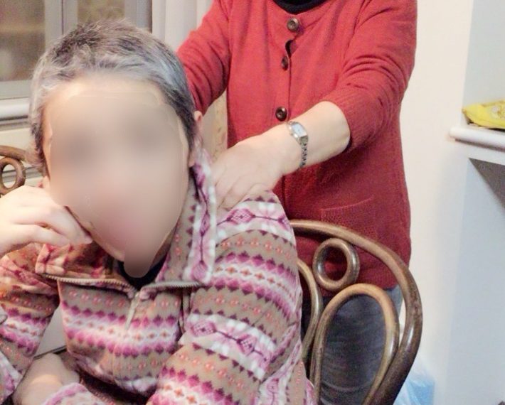 白髪が生えてお爺さんのようなわたし