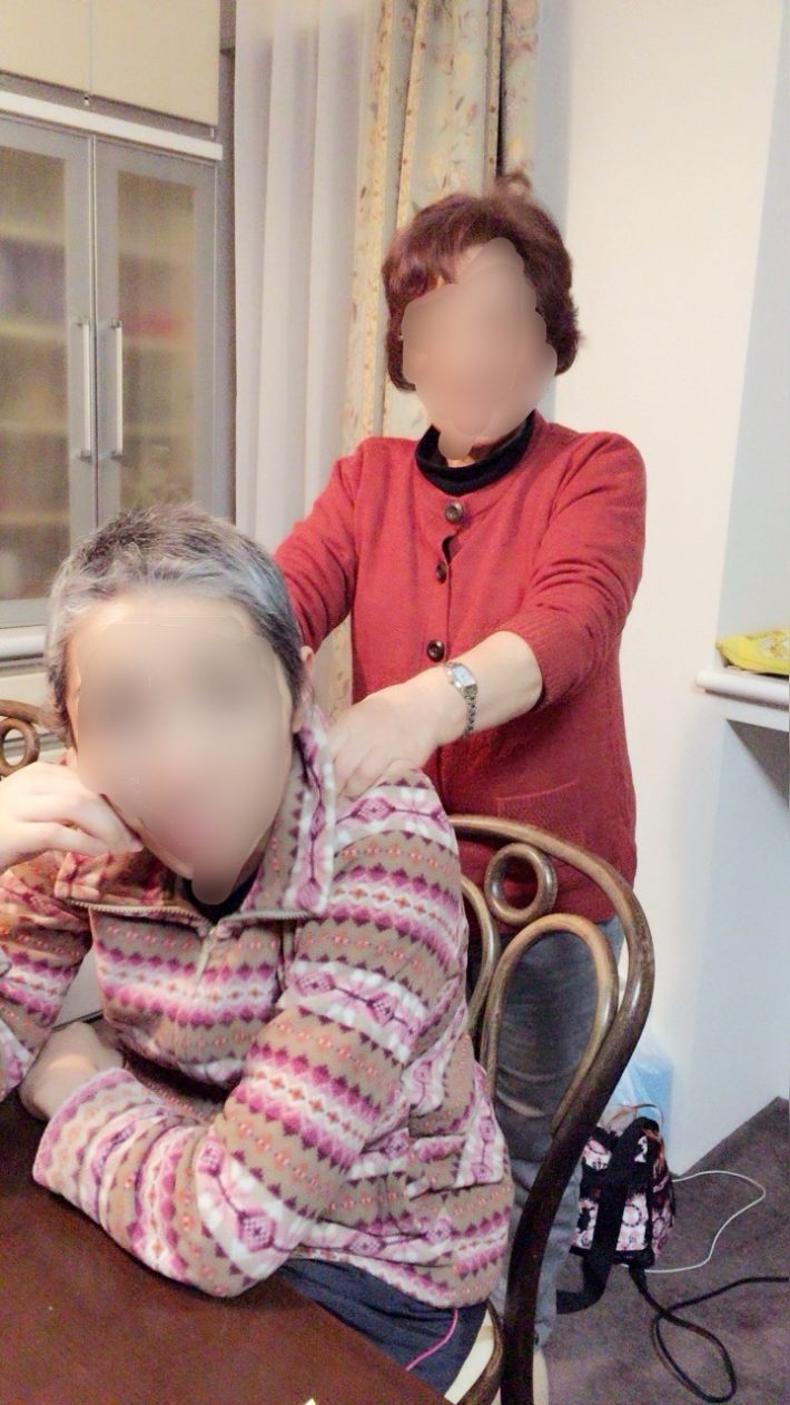 白髪が生えてお爺さんのようなわたし