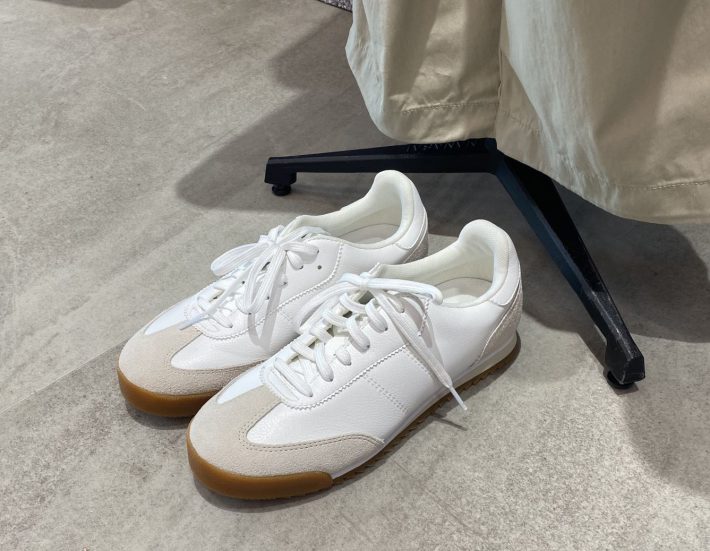 スウェードコンビネーションスニーカー／UNIQLO