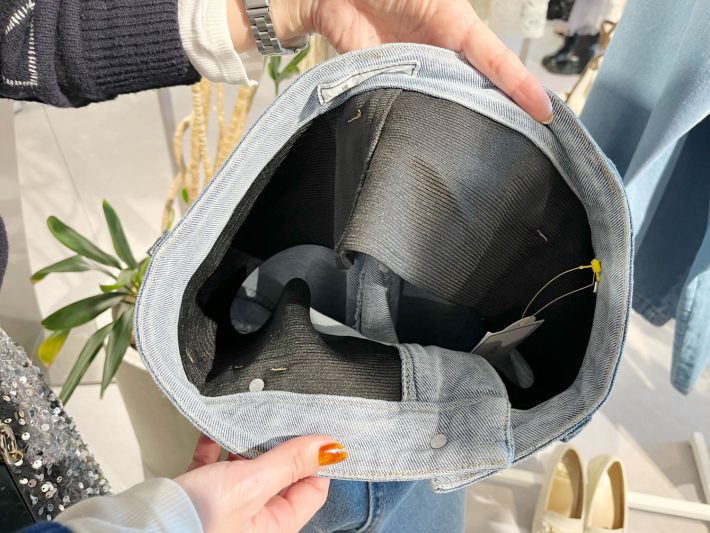 ウエストシェイプフレアデニムパンツ