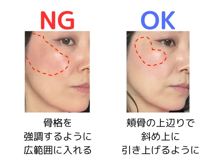 古臭く見えるメイク