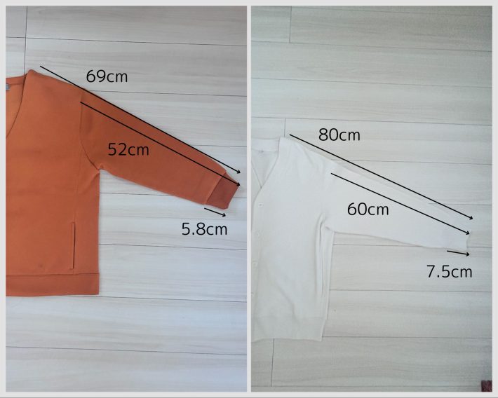 左：ワークマン／右：ユニクロ