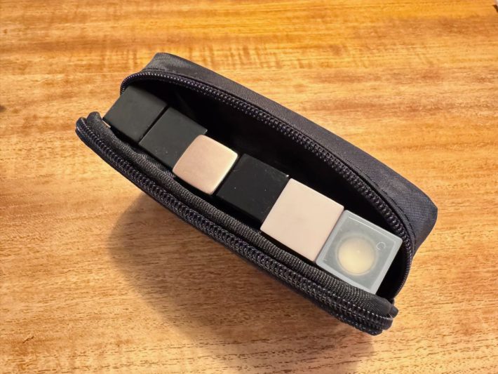 最大で6本のリップが入るほど収納力抜群