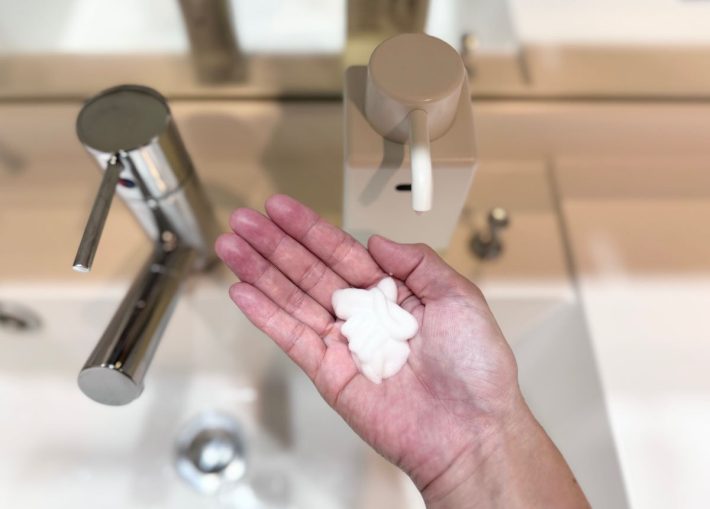 泡の量は多くも少なくもなくちょうどいい量