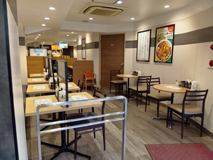 松屋 高田馬場4丁目店 内観