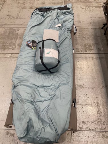 XShelter断熱ムービングシュラフ（税込9800円）