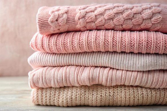 ピンクセーター