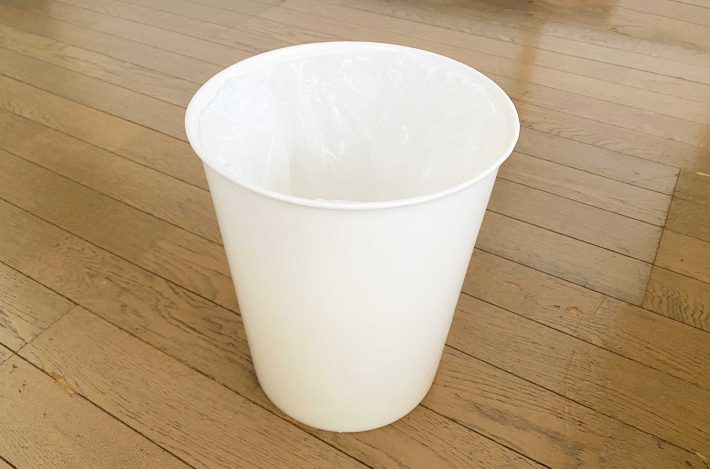 ゴミ袋を中に入れていても、スッキリ