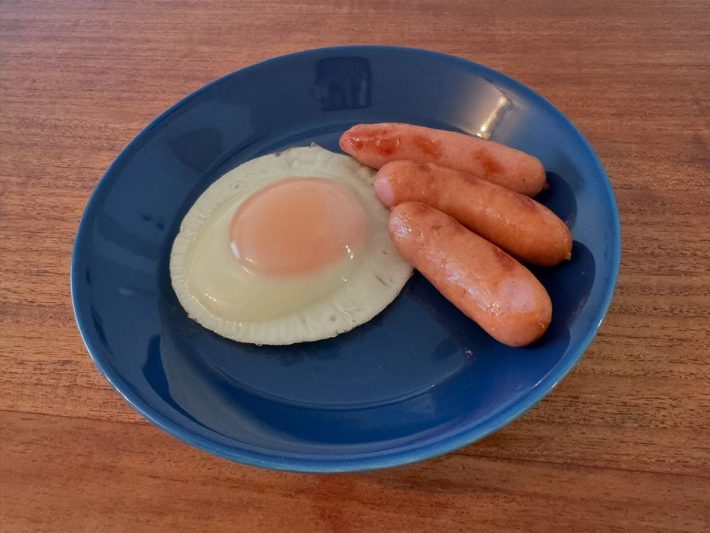 息子が感動した目玉焼き