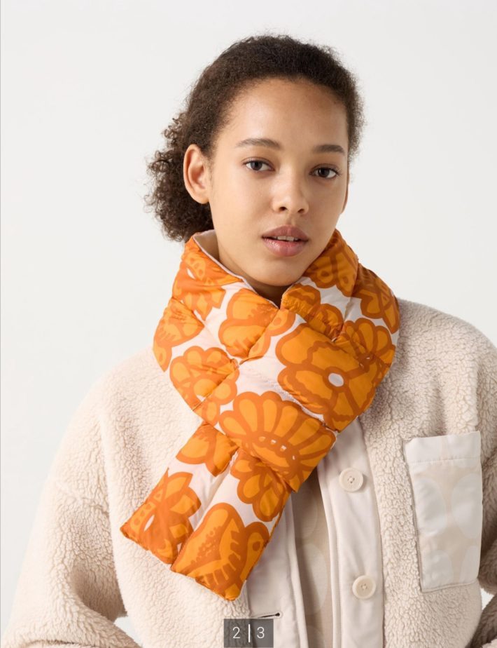 ユニクロ　パデッドマフラー