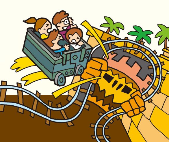 アトラクションのイラスト