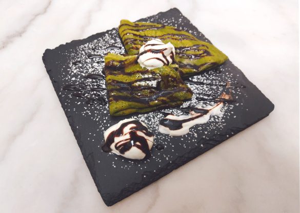 もちもち抹茶クレープ