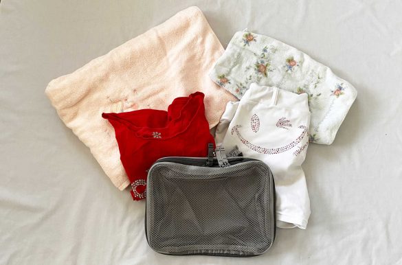 8 Sサイズには、バスタオル、フェイスタオル、ウエア類が収納できました