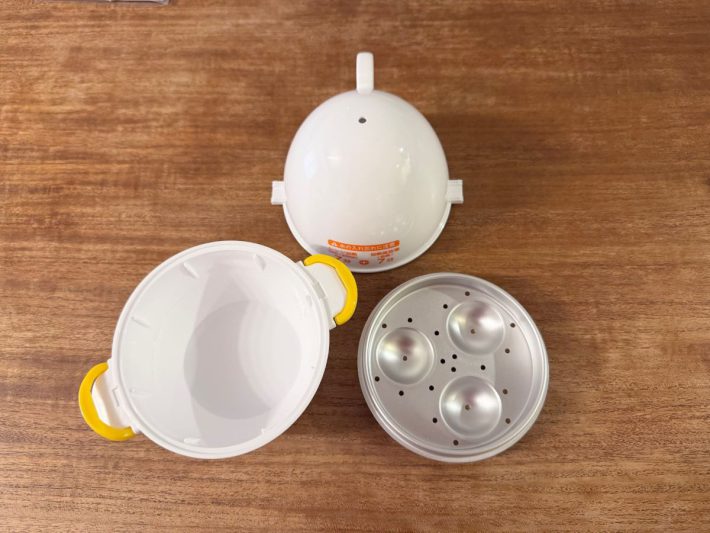 パーツはフタ・目皿・本体容器の3つのみ