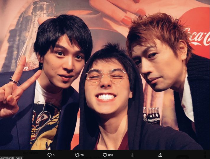 坂東龍汰の公式Xより