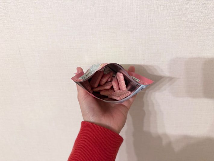 ダイソー　いちごのお菓子