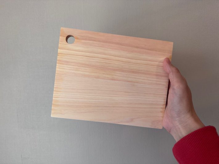 無印　ひのき　まな板