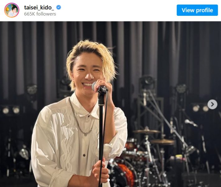 画像：木戸大聖Instagramより