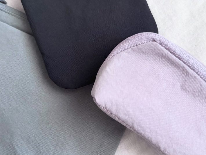 リンクルナイロン　マチ付きポーチ | 無印良品