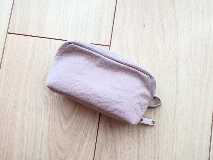 リンクルナイロン　マチ付きポーチ | 無印良品