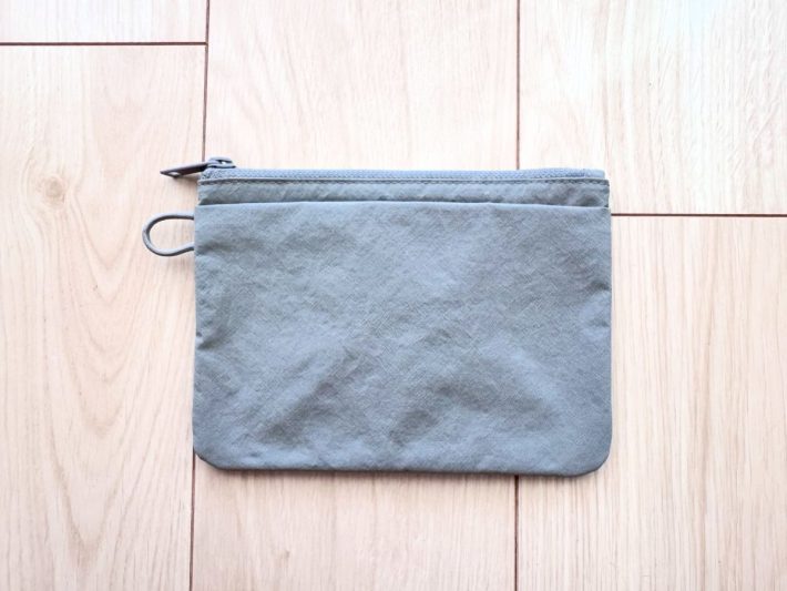 リンクルナイロン　マチ付きポーチ | 無印良品