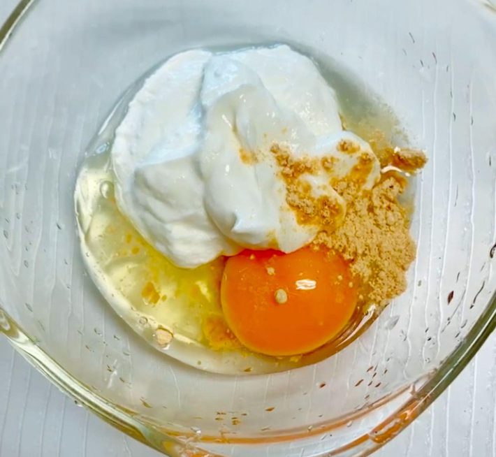 腸活きな粉チーズケーキ