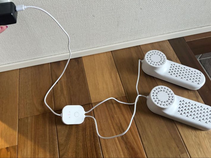 ダイソー　USB式シューズドライヤー