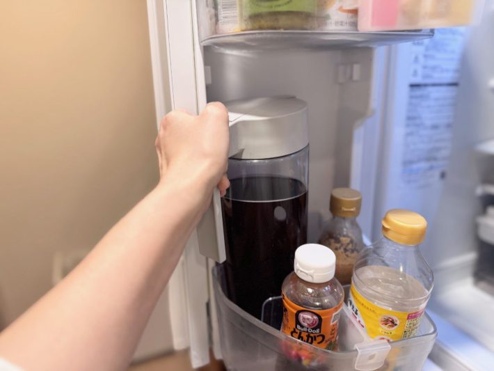 ドアポケットでも場所を取らない