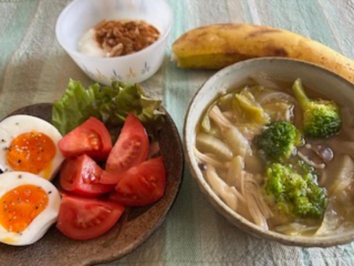 変化した毎日の食事内容