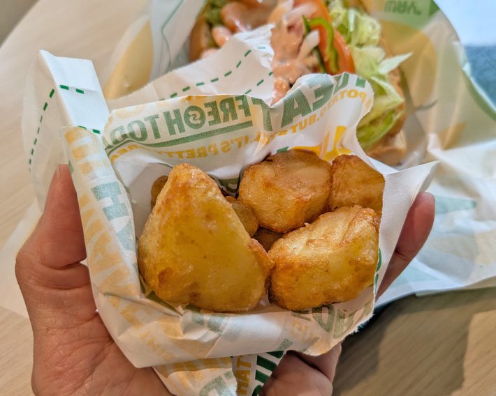 筆者が大好きなサブウェイのポテト