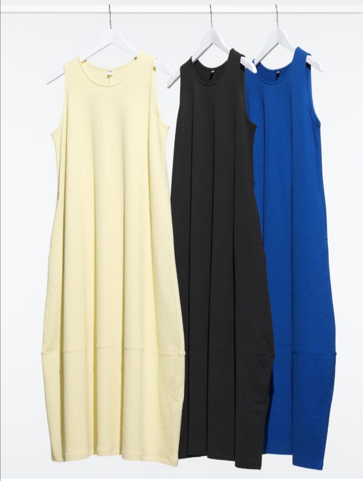 ジャージーバルーンワンピース/ノースリーブ