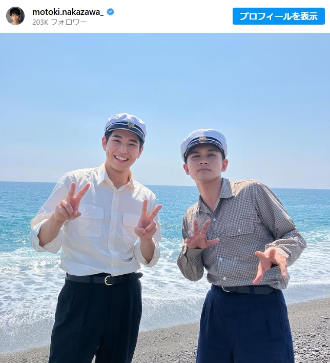 画像：中沢元紀 Instagramより
