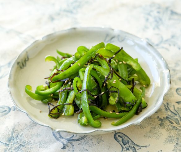 ピーマンの塩昆布和え