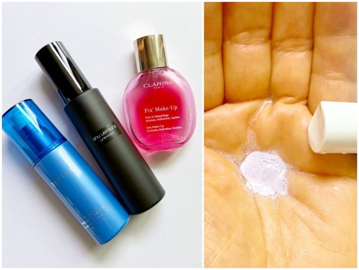 やってはいけないベースメイク1、仕上げにフィックスミストを“吹きかける“だけ”