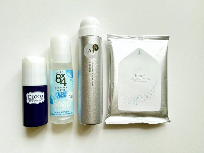 ドラッグストアの制汗剤