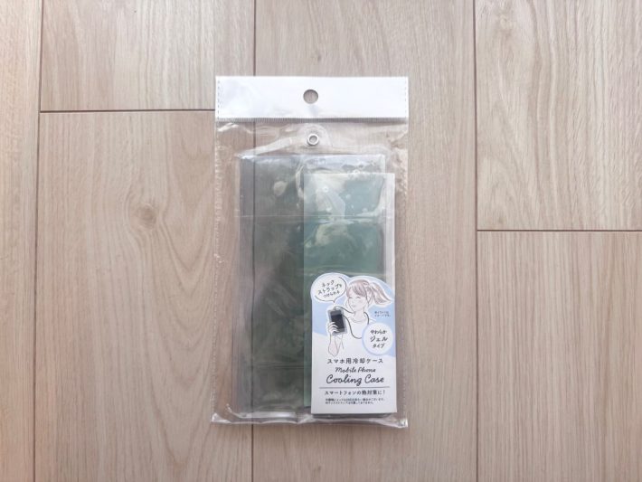 セリア　スマホ冷却ケース