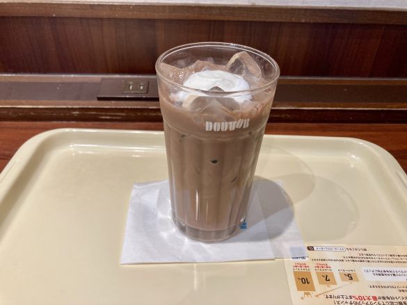 ドトールのアイスココア