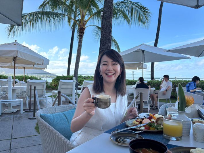 ハワイでの食事